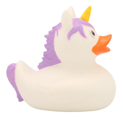 White Unicorn Rubber Duck