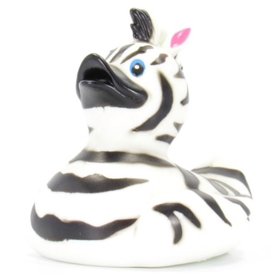 Zebra Rubber Duck