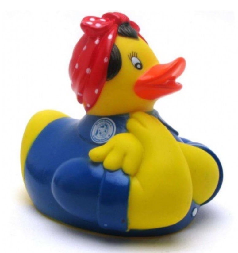 Rosie the Riveter Rubber Duck