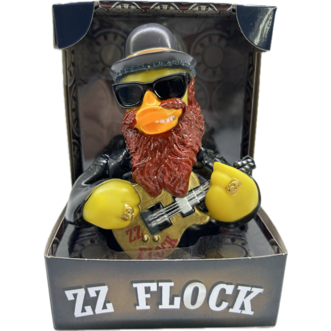 ZZ Flock Rubber Duck