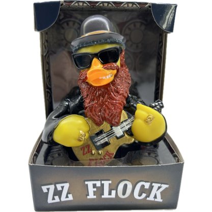 ZZ Flock Rubber Duck