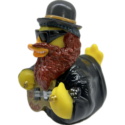 ZZ Flock Rubber Duck