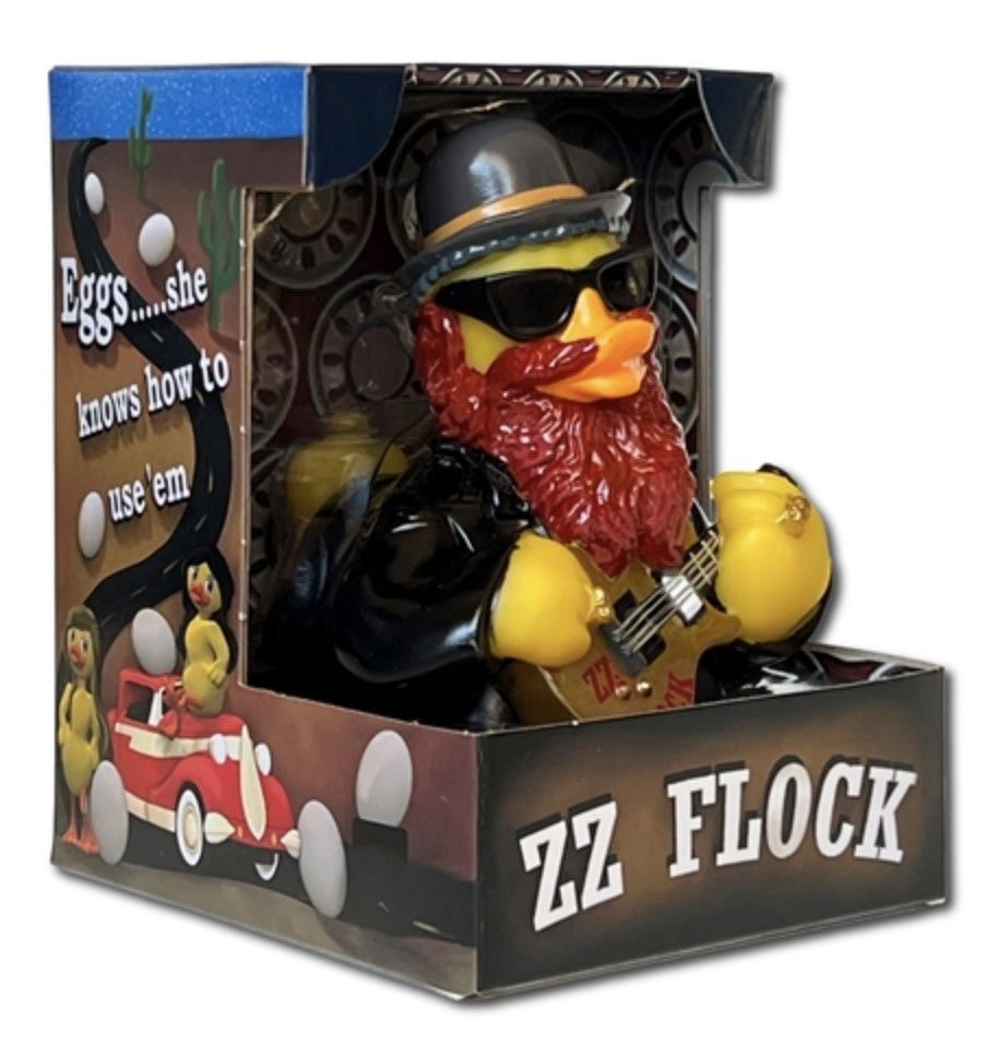ZZ Flock Rubber Duck