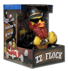 ZZ Flock Rubber Duck
