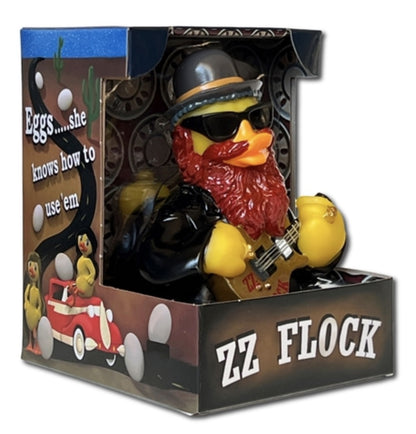ZZ Flock Rubber Duck